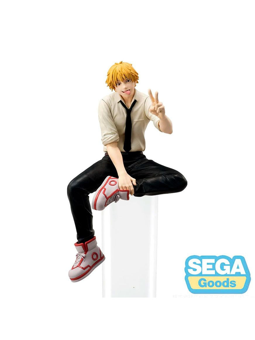 FIGURA CHAINSAW MAN DENJI PERCHING EN XTRALIFE PRECINTADA