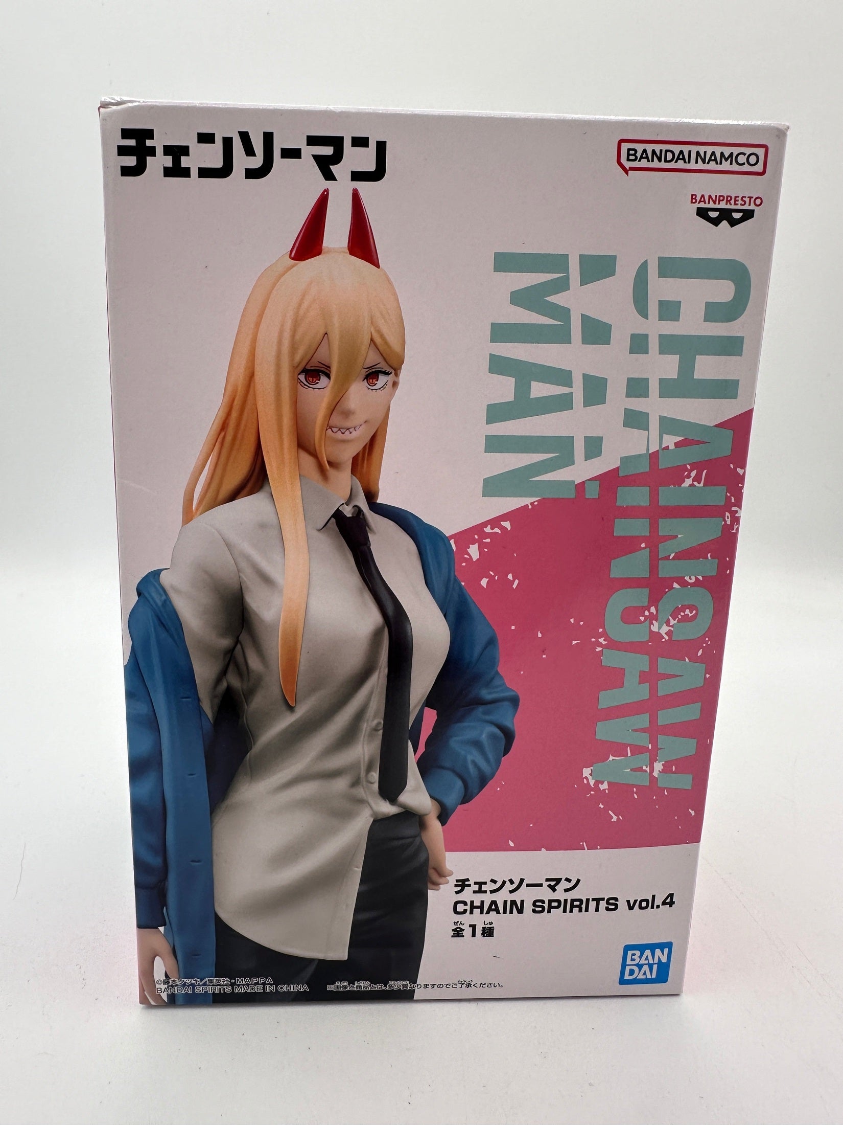 FIGURA CHAINSAW MAN POWER BANPRESTO CHAIN SPIRITS COMO NUEVA