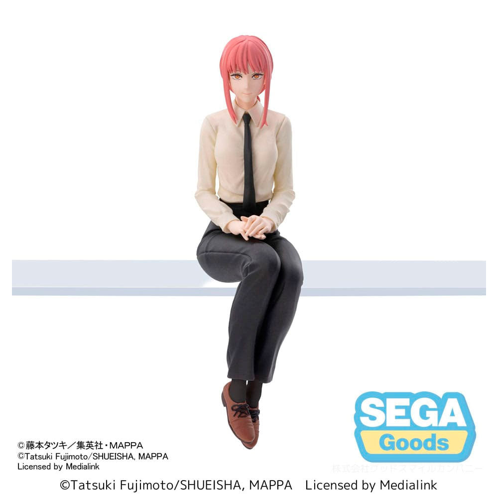FIGURA CHAINSAW MAN SEGA PERCHING MAKIMA MUY BUEN ESTADO