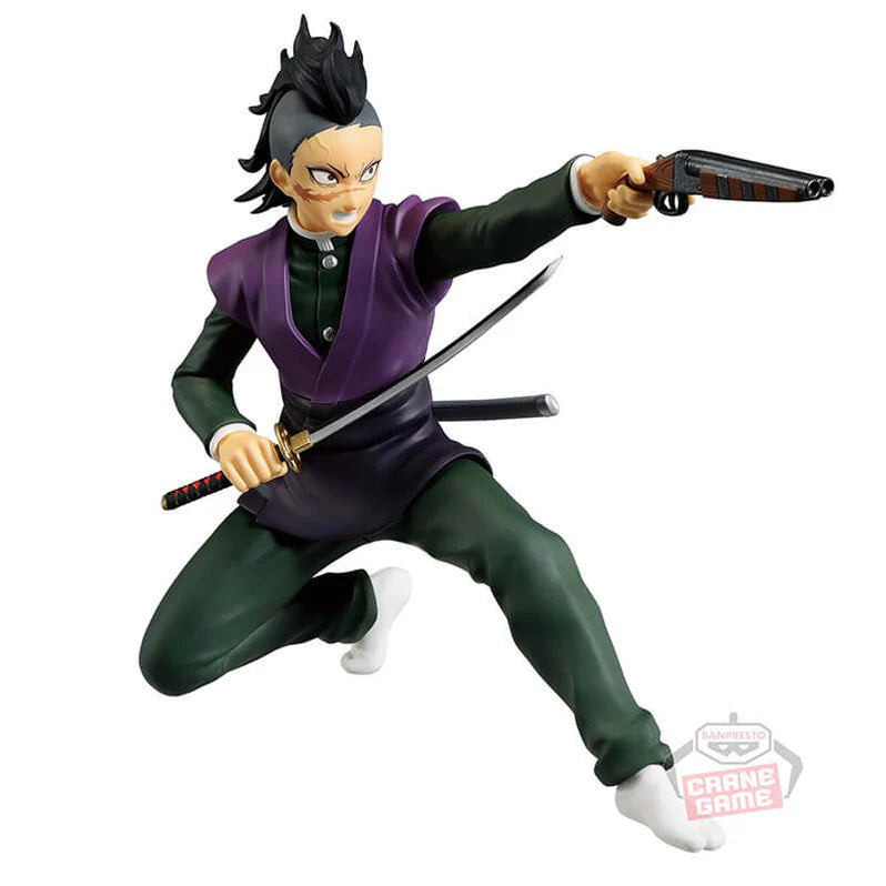 FIGURA DEMON SLAYER GENYA SHINAZUGAWA VIBRATION STARS COMO NUEVA STOCK JAPÓN 5-6 sem.