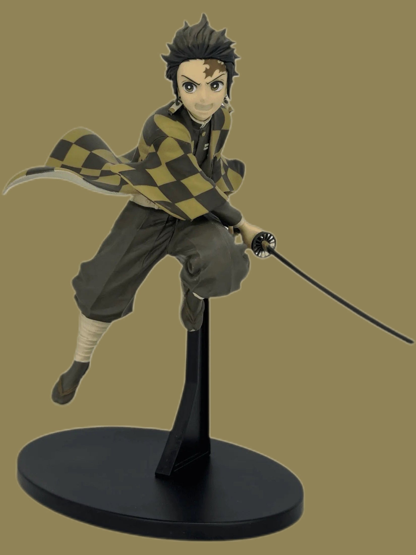 FIGURA KIMETSU NO YAIBA TANJIRO KAMADO VIBRATION STARS NO SOULS VER. SEPIA BANPRESTO MUY BUEN ESTADO