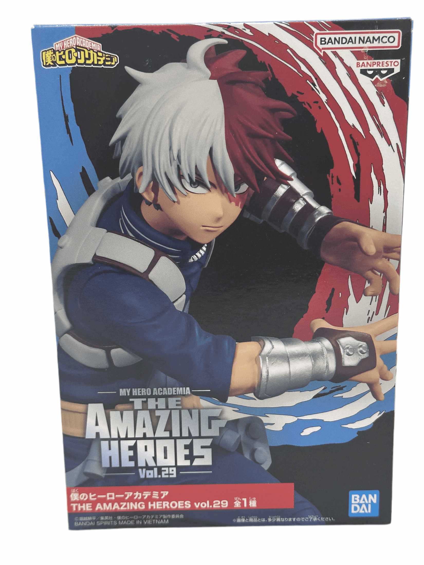 FIGURA MY HERO ACADEMIA SHOTO TODOROKI THE AMAZING HEROES VOLUMEN 29 COMO NUEVA