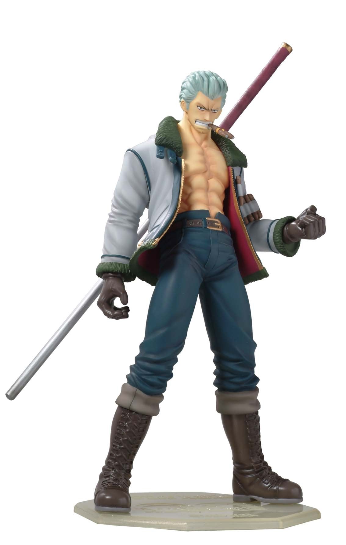 FIGURA ONE PIECE EXCELLENT MODEL PORTRAIT.OF.PIRATES NEO-7 SMOKER MUY BUEN ESTADO
