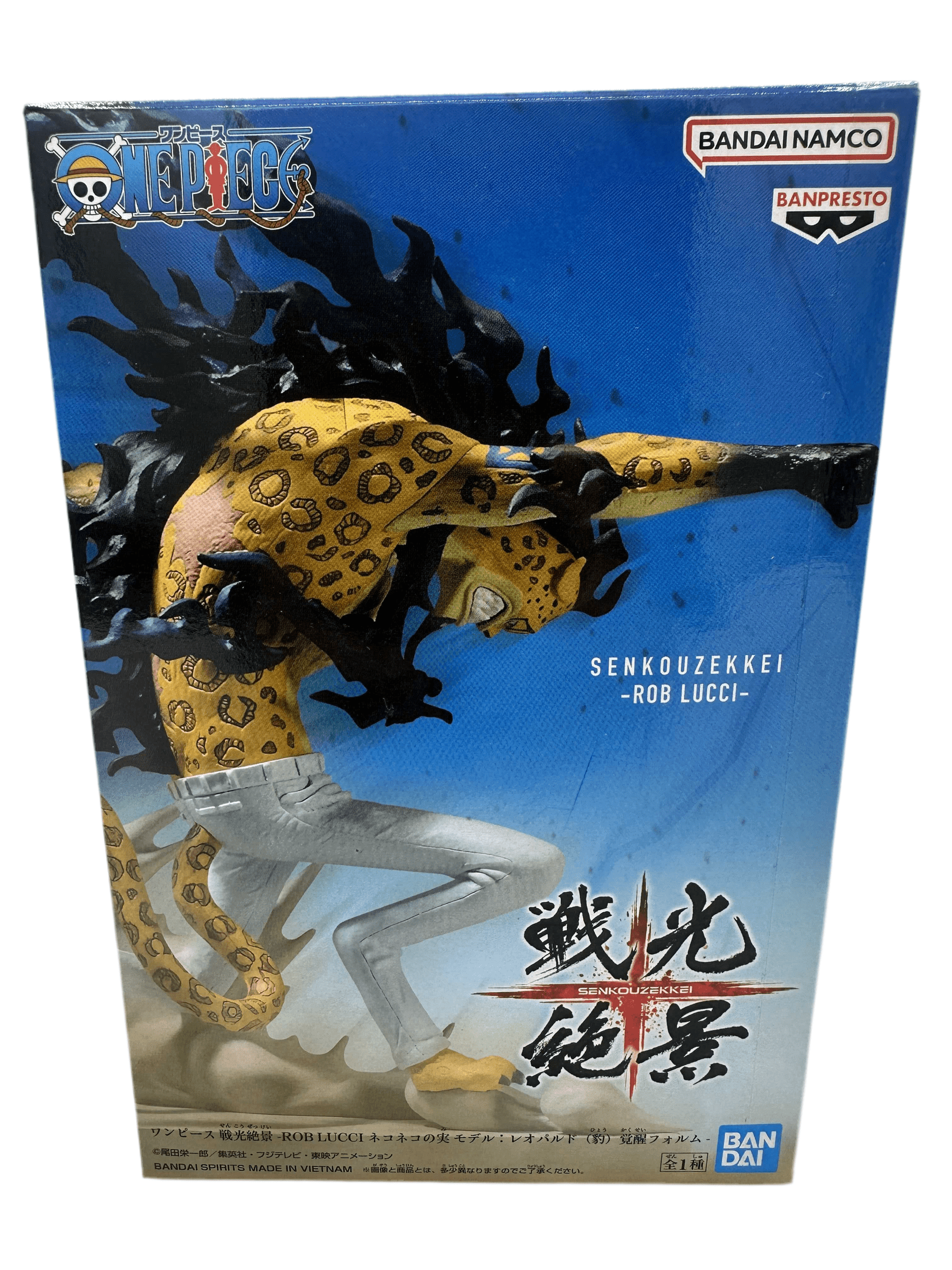 FIGURA ONE PIECE ROB LUCCI GEAR 5 VS ROB LUCCI COMO NUEVA
