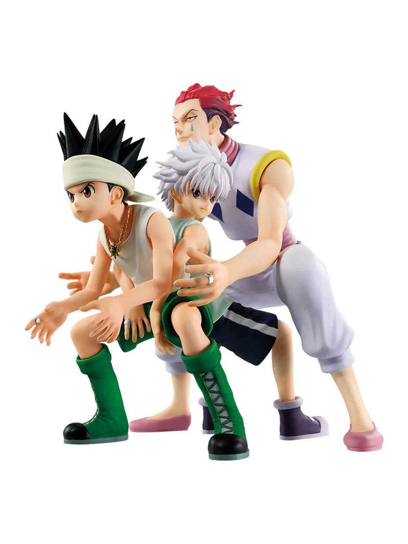 HUNTER X HUNTER FIGURA GREED ISLAND PRICE LAST ONE HISOKA, GON Y KILLUA REVIBLE MOMENT ICHIBAN KUJI PRECINTADA STOCK JAPÓN 5-6 sem.