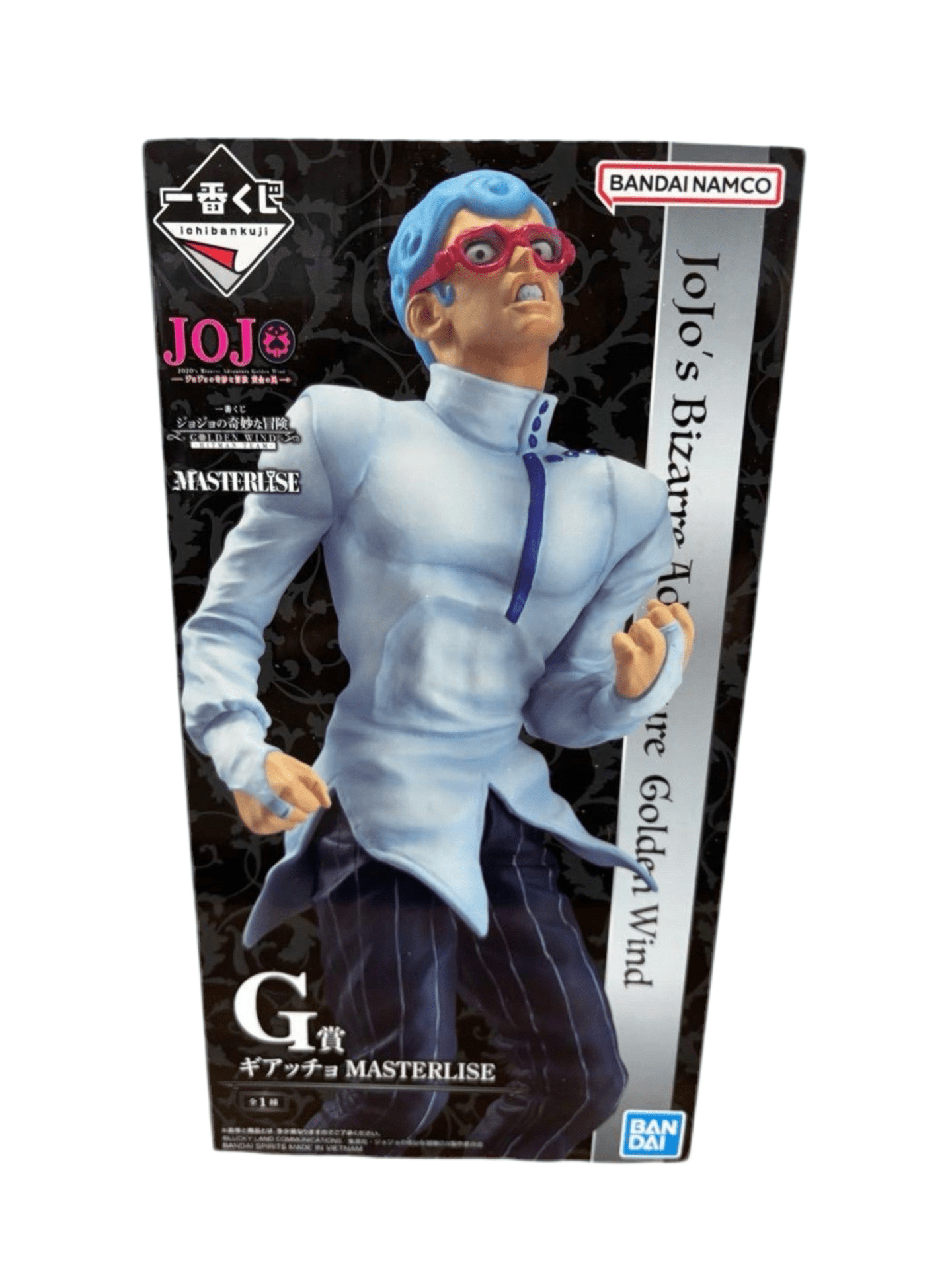 JOJO’S BIZARRE ADVENTURE FIGURA GOLDEN WIND HITMAN TEAM PRICE G GHIACCIO MASTERLISE ICHIBAN KUJI PRECINTADA PREVENTA 3-4 sem. Ichiban Kuji Otaku Village
