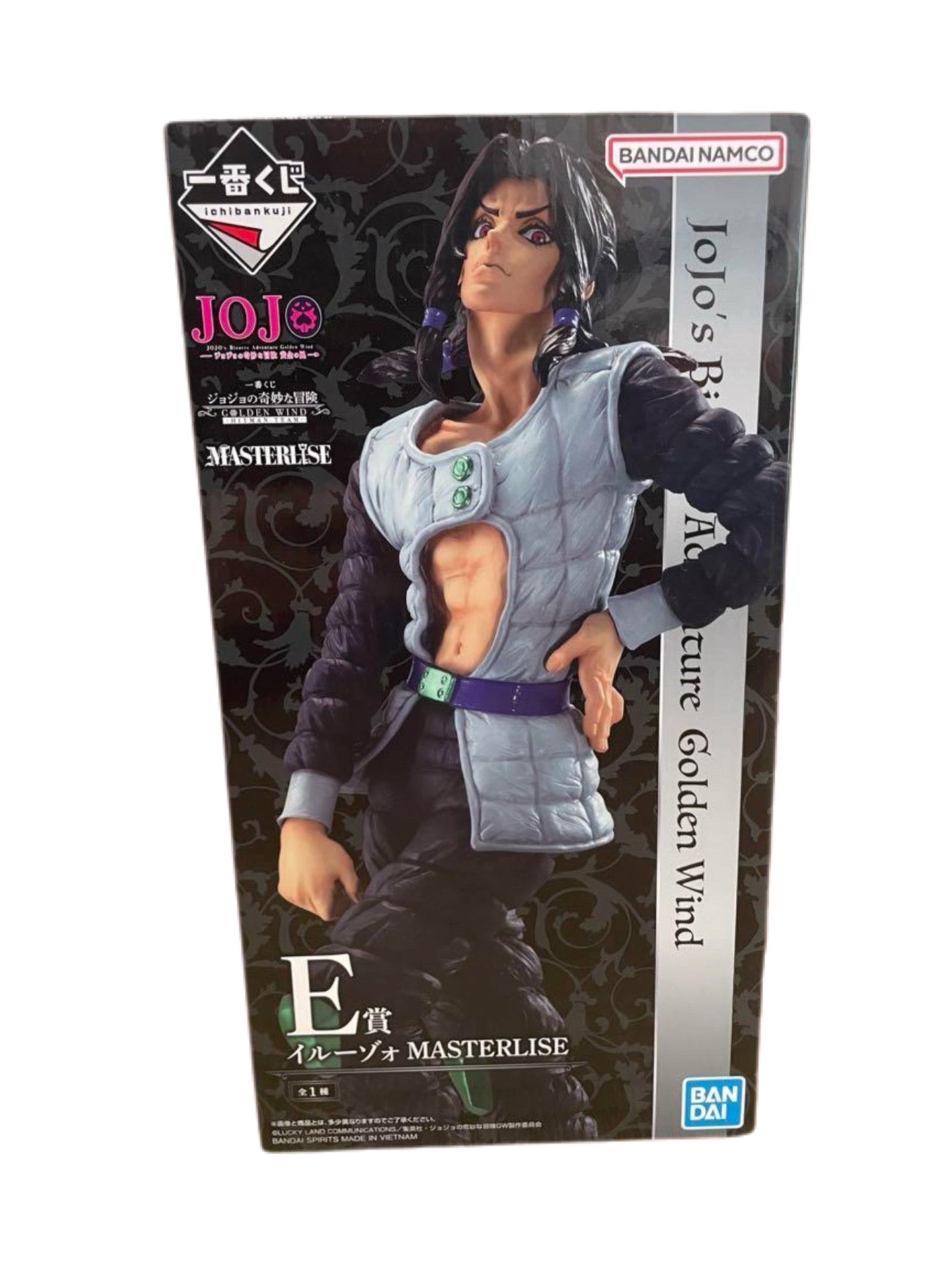JOJO’S BIZARRE ADVENTURE FIGURA GOLDEN WIND HITMAN TEAM PRICE E ILLUSO MASTERLISE ICHIBAN KUJI PRECINTADA PREVENTA 3-4 sem. Otaku Village Otaku Village