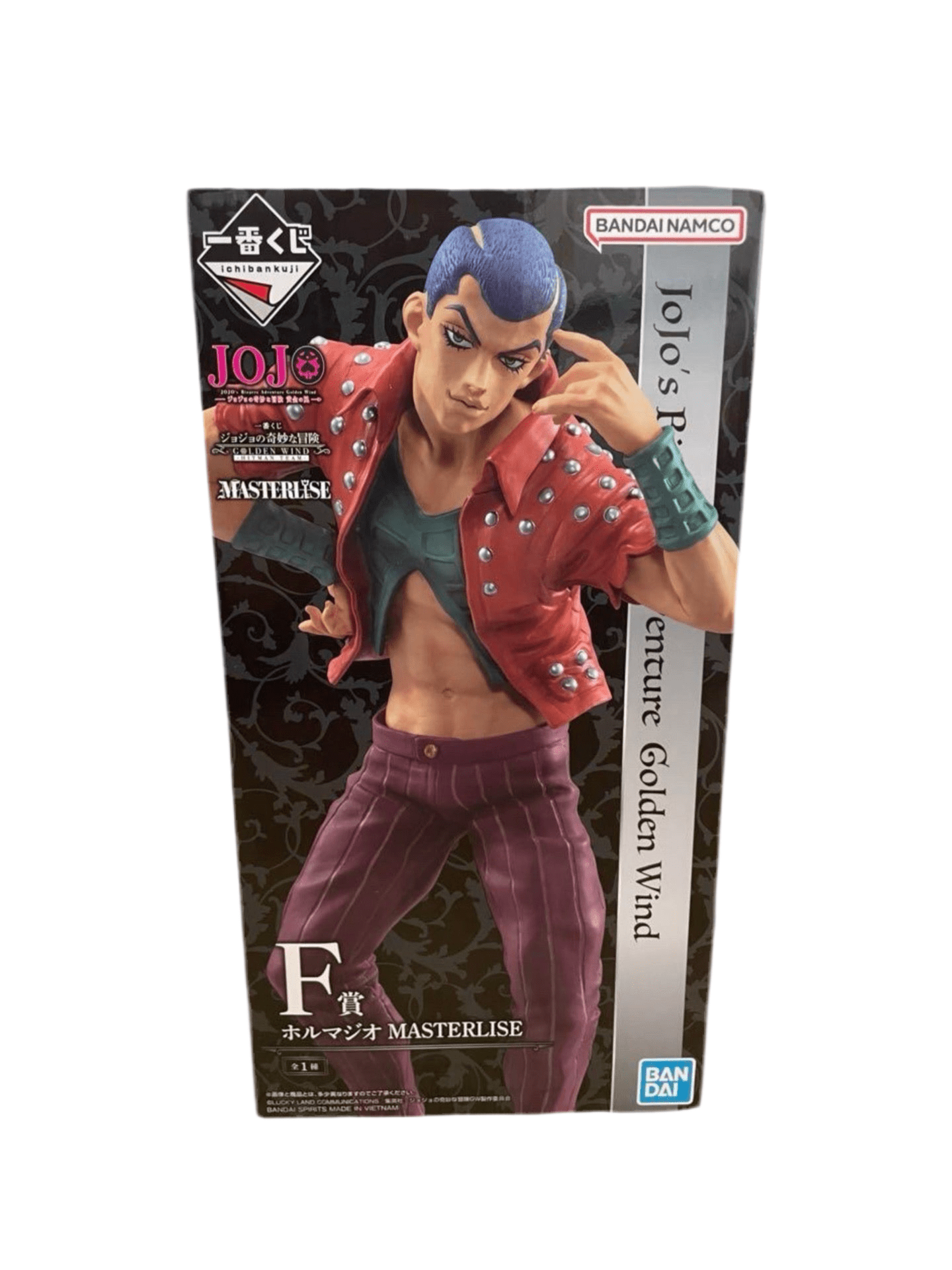 JOJO’S BIZARRE ADVENTURE FIGURA GOLDEN WIND HITMAN TEAM PRICE F FORMAGGIO MASTERLISE ICHIBAN KUJI PRECINTADA PREVENTA 3-4 sem. Ichiban Kuji Otaku Village
