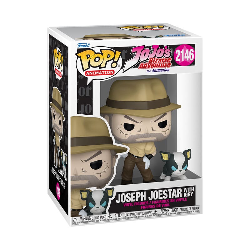 JOJO´S BIZARRE ADVENTURE POP!&BUDDY ANIMATION VINYL FIGUREN JOSEPH & IGGY