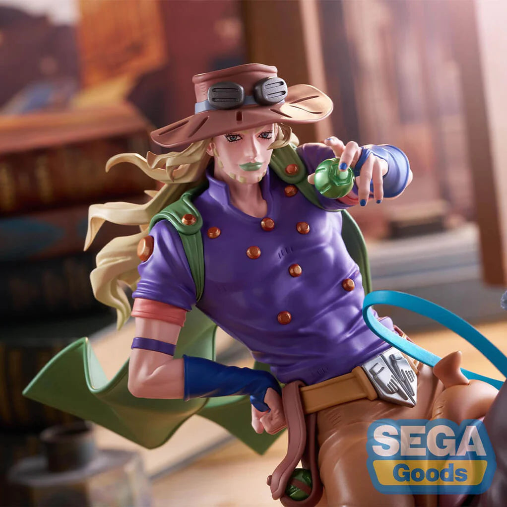 JOJO'S BIZARRE ADVENTURE STEEL BALL RUN FIGURA GYRO ZEPPELI & VALKYRIE XROSS LINK