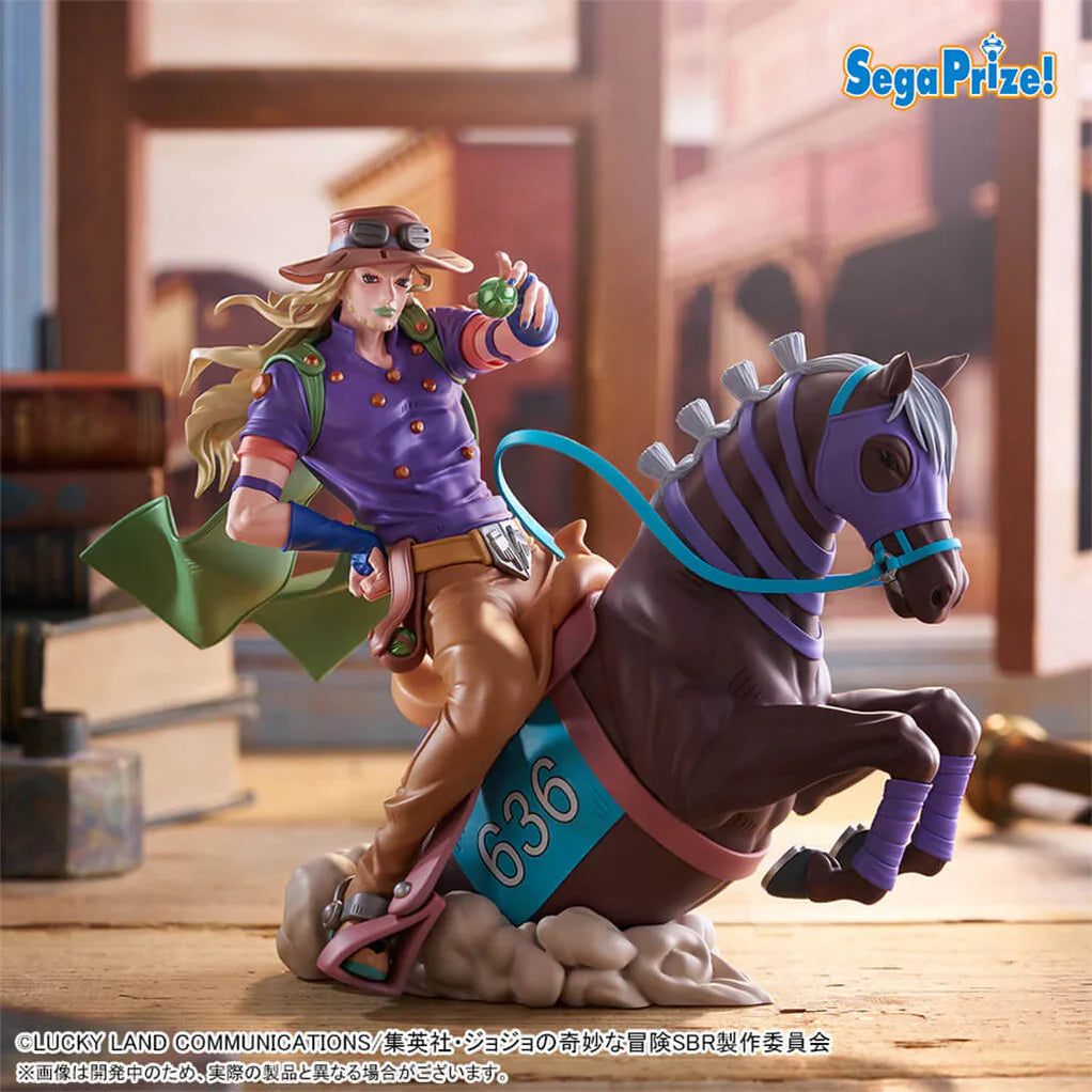JOJO'S BIZARRE ADVENTURE STEEL BALL RUN FIGURA GYRO ZEPPELI & VALKYRIE XROSS LINK