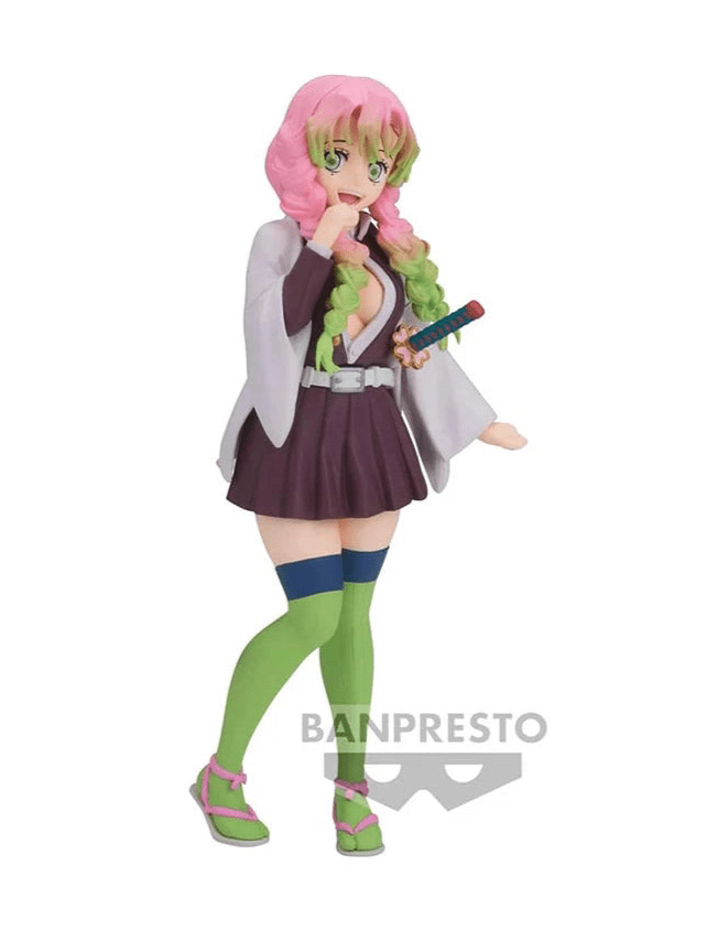 KIMETSU NO YAIBA FIGURA GLITTER & GLAMOURS MITSURI KANROJI COMO NUEVA PREVENTA 3-4 sem.