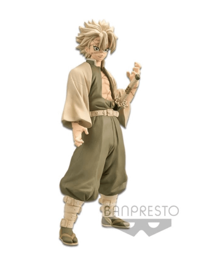 KIMETSU NO YAIBA FIGURA SANEMI SHINAZUGAWA KIZUNA NO SOU VOL. 15 VER. SEPIA BANPRESTO COMO NUEVA