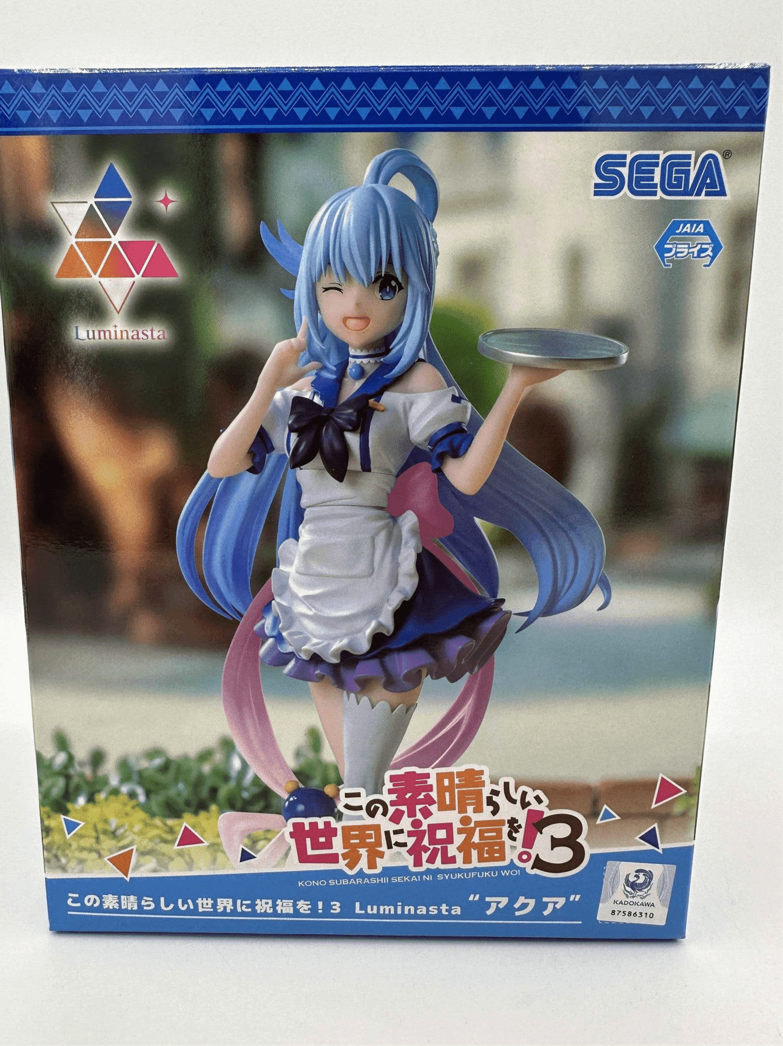 KONOSUBA AN EXPLOSION ON THIS WONDERFUL WORLD! FIGURA AQUA LUMINASTA SEGA PRECINTADA PREVENTA 3-4 sem. Sega Otaku Village