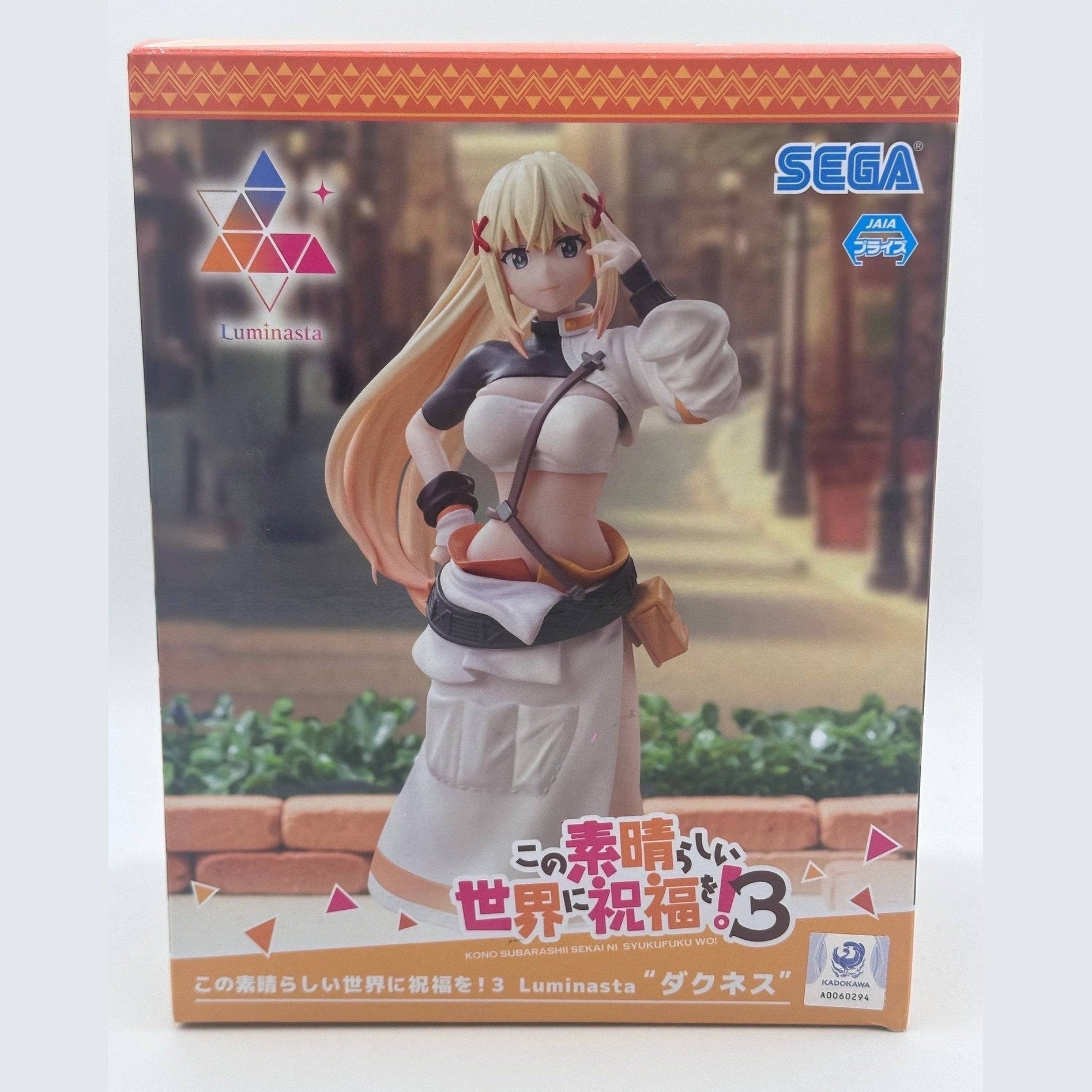 KONOSUBA AN EXPLOSION ON THIS WONDERFUL WORLD! FIGURA DARKNESS LUMINASTA SEGA PRECINTADA PREVENTA 3-4 sem.