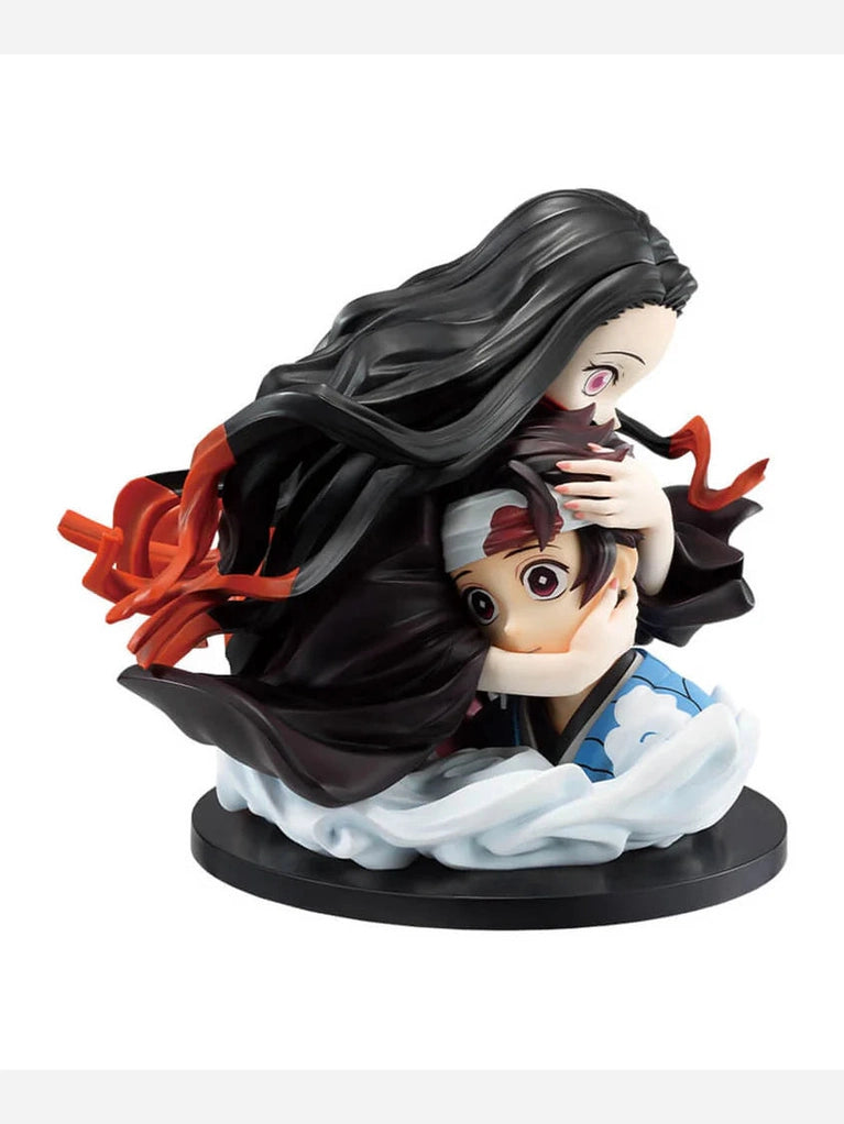 KIMETSU NO YAIBA FIGURA THE CONNECTED TRAIL PRICE A BUSTO NEZUKO Y TANJIRO KAMADO ART SCALE ICHIBAN KUJI PRECINTADA PREVENTA 3-4 sem.
