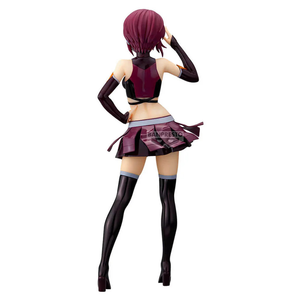 MOBILE SUIT GUNDAM SEED FREEDOM FIGURA LUNAMARIA HAWKE RACING VER. GLITTER & GLAMOURS COMO NUEVA PREVENTA
