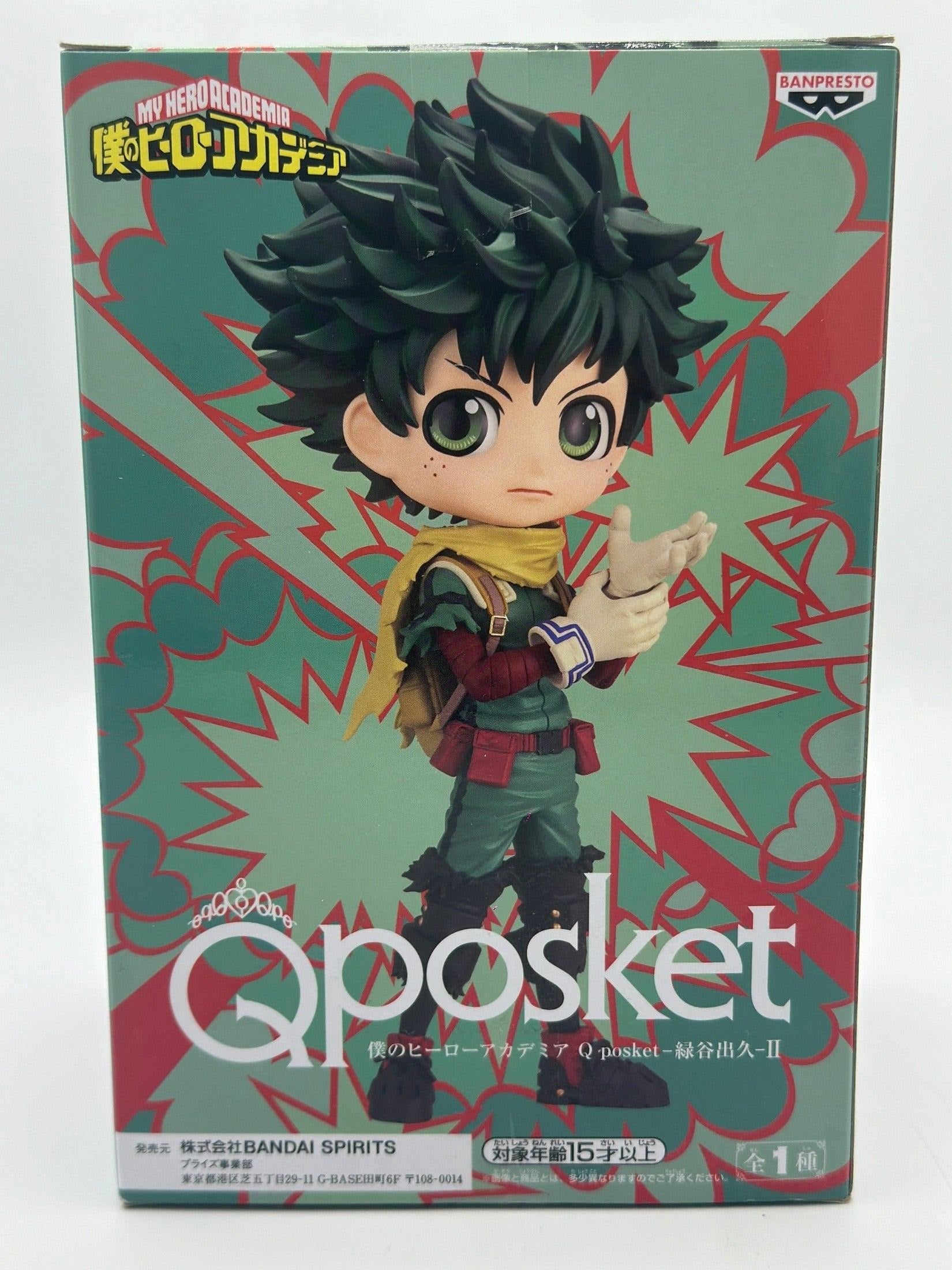 MY HERO ACADEMIA FIGURA IZUKU MIDORIYA Q POSKET II COMO NUEVA