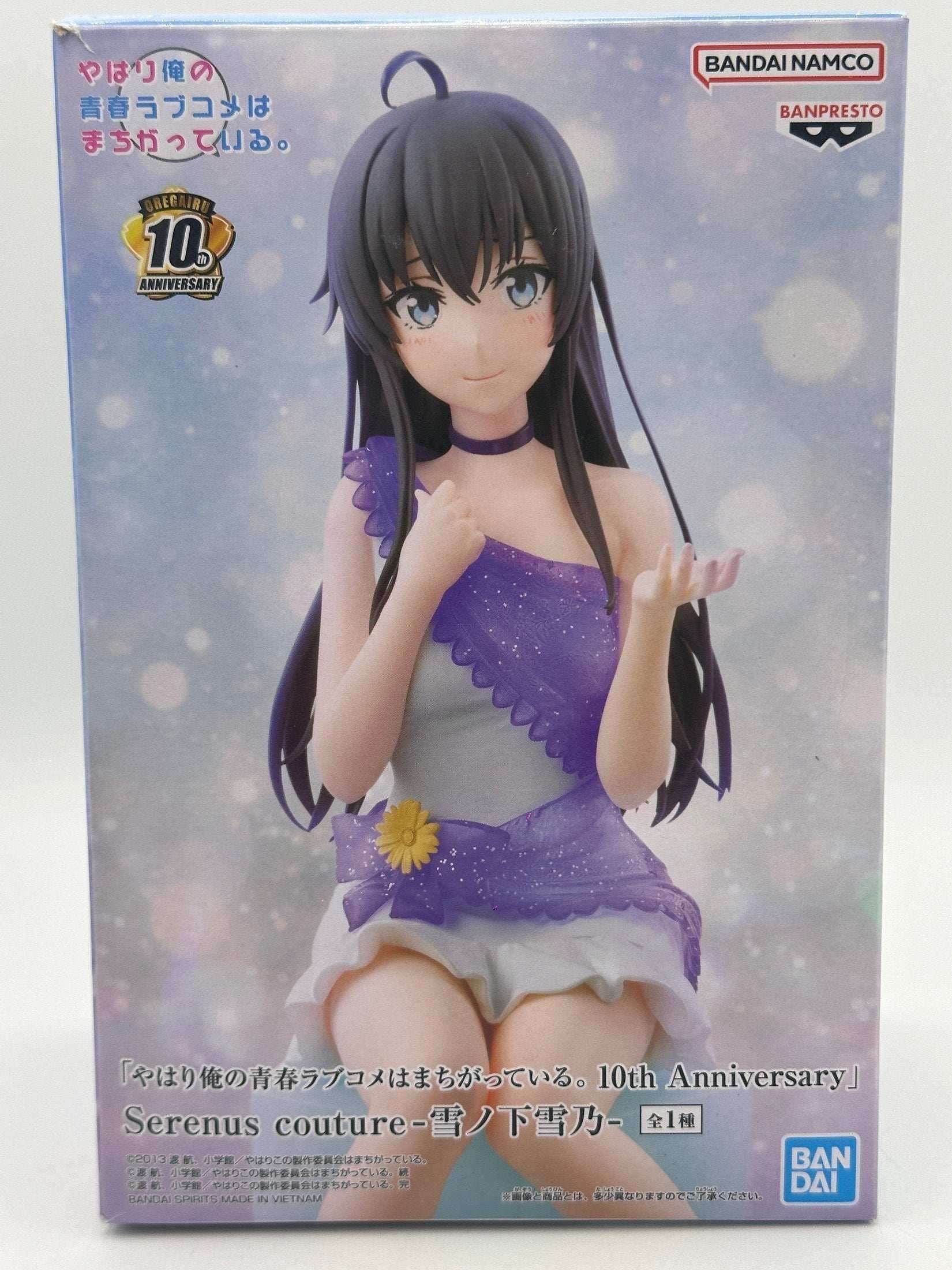 MY TEEN ROMANTIC COMEDY SNAFU OREGAIRU FIGURA 10TH ANNIVERSARY YUKINO YUKINOSHITA MUY BUEN ESTADO