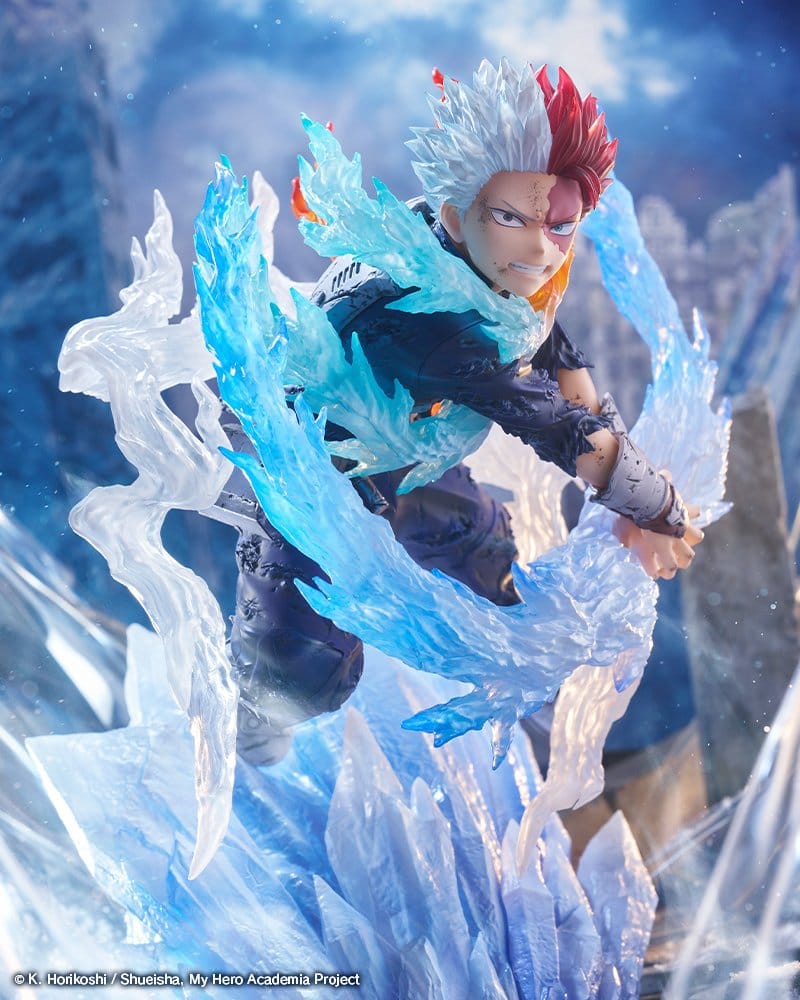 MY HERO ACADEMIA ARTFX J FIGURA PVC 1/8 SHOTO TODOROKI COLDFLAME'S PALE BLADE VER.