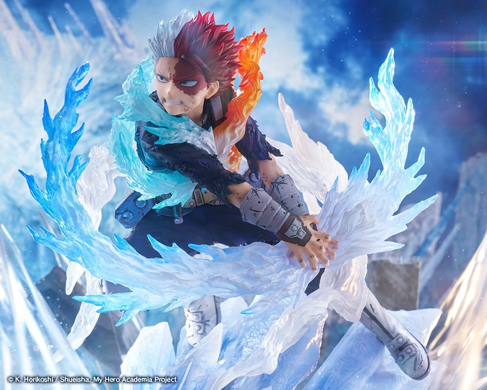 MY HERO ACADEMIA ARTFX J FIGURA PVC 1/8 SHOTO TODOROKI COLDFLAME'S PALE BLADE VER.