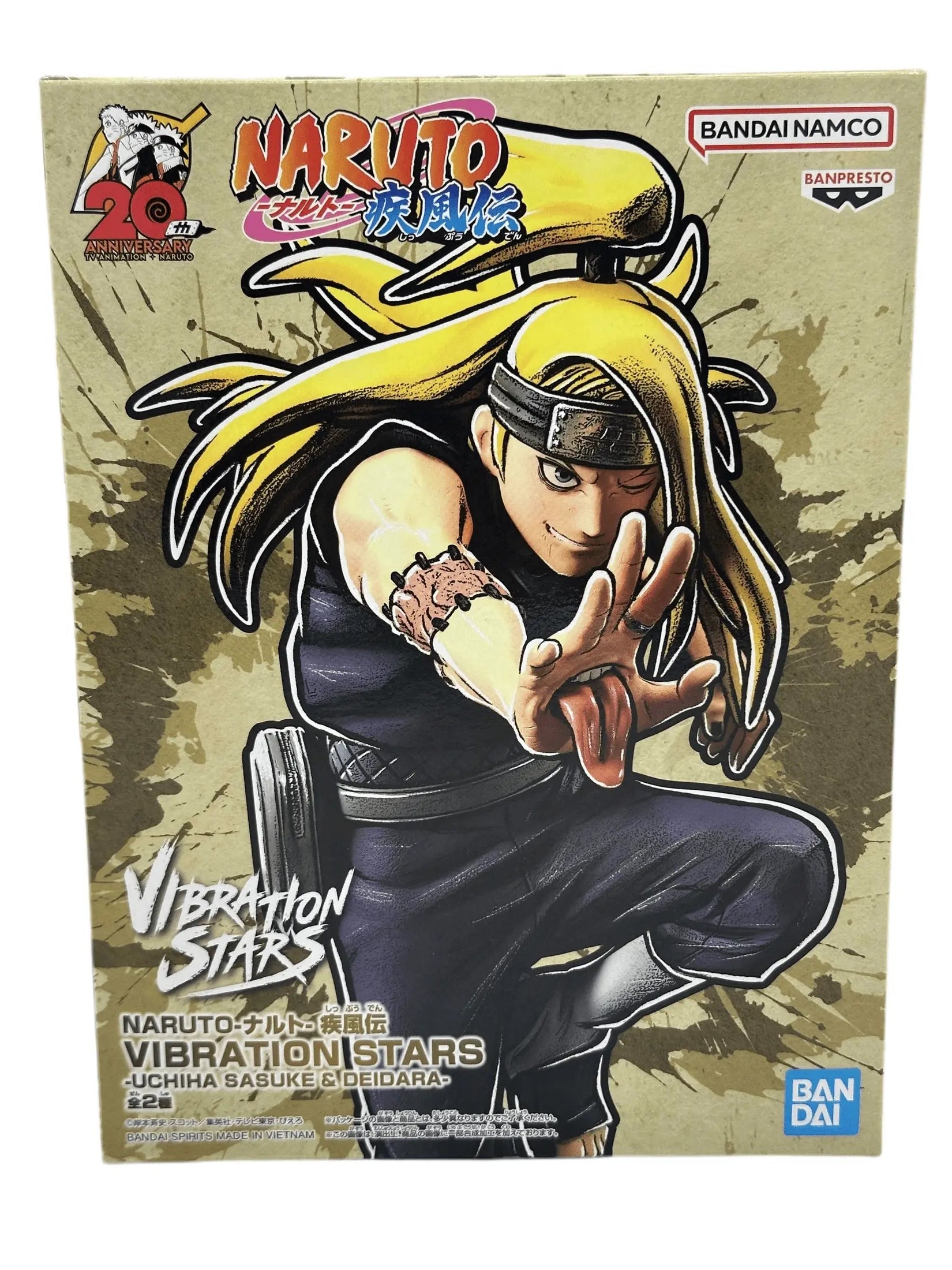 NARUTO FIGURA DEIDARA NARUTO SHIPPUDEN VIBRATION STARS B BANPRESTO COMO NUEVA Banpresto Otaku Village