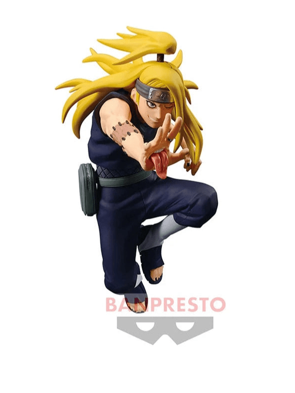 NARUTO FIGURA DEIDARA NARUTO SHIPPUDEN VIBRATION STARS B BANPRESTO COMO NUEVA