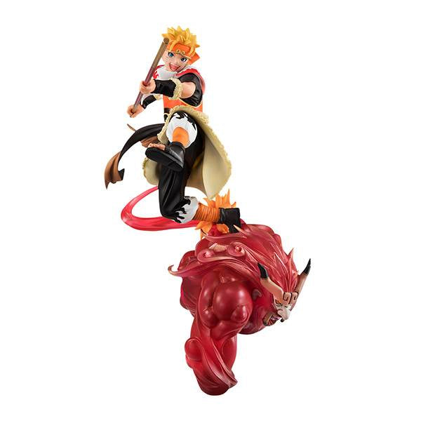 NARUTO FIGURA G.E.M. SERIES NARUTO SHIPPUDEN SEITEN TAISEI NARUTO UZUMAKI! MEGAHOUSE MUY BUEN ESTADO