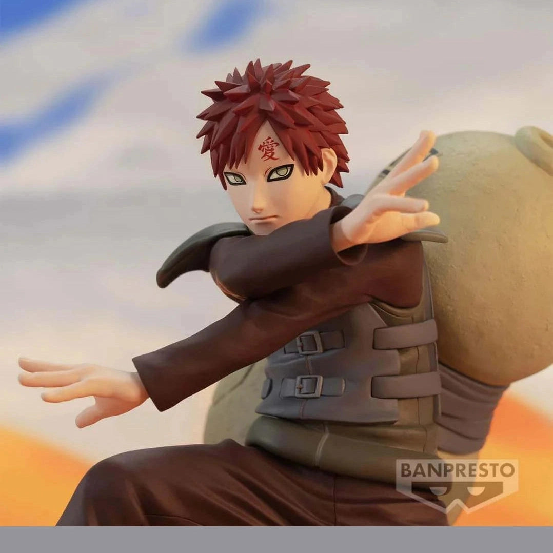 NARUTO FIGURA GAARA II VIBRATION STARS BANPRESTO COMO NUEVA PREVENTA 3-4 sem.