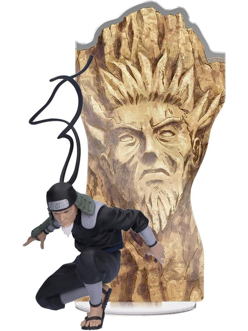 NARUTO FIGURA HIRUZEN SARUTOBI PANEL SPECTACLE COMO NUEVA