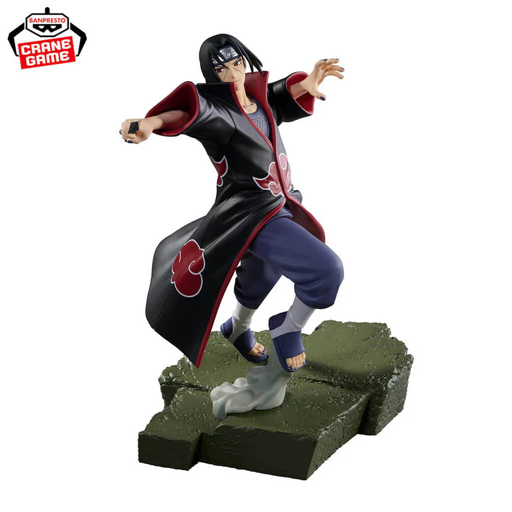 NARUTO FIGURA ITACHI UCHIHA COMBINATION BATTLE COMO NUEVA STOCK JAPÓN 5-6 sem.