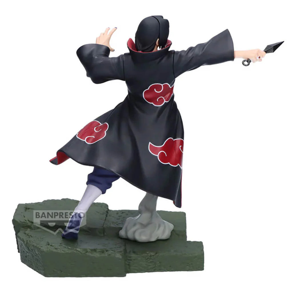 NARUTO FIGURA ITACHI UCHIHA COMBINATION BATTLE COMO NUEVA STOCK JAPÓN 5-6 sem.