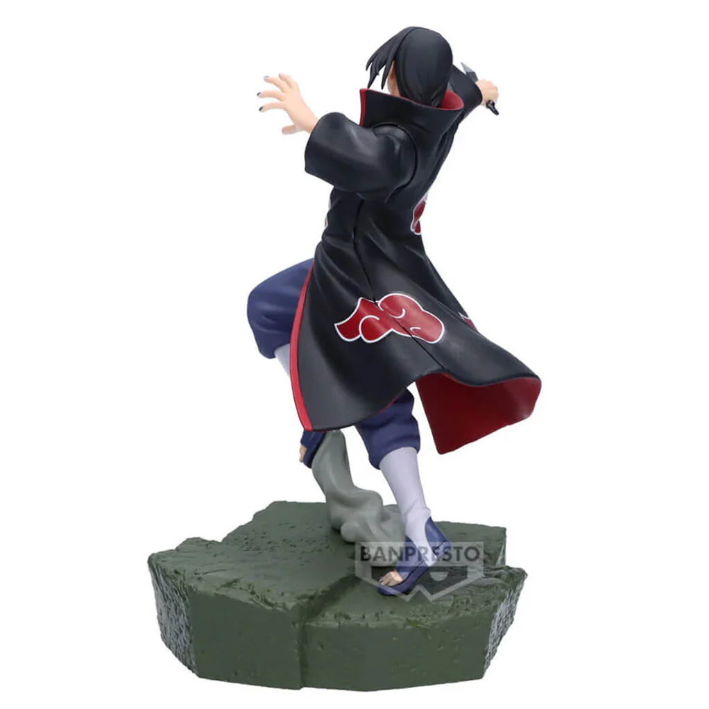 NARUTO FIGURA ITACHI UCHIHA COMBINATION BATTLE COMO NUEVA STOCK JAPÓN 5-6 sem.
