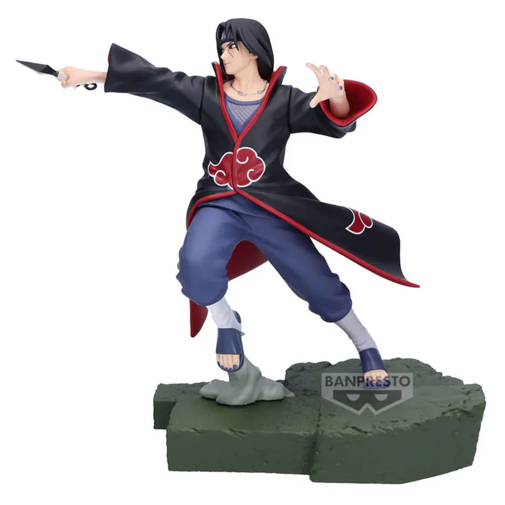 NARUTO FIGURA ITACHI UCHIHA COMBINATION BATTLE COMO NUEVA STOCK JAPÓN 5-6 sem.
