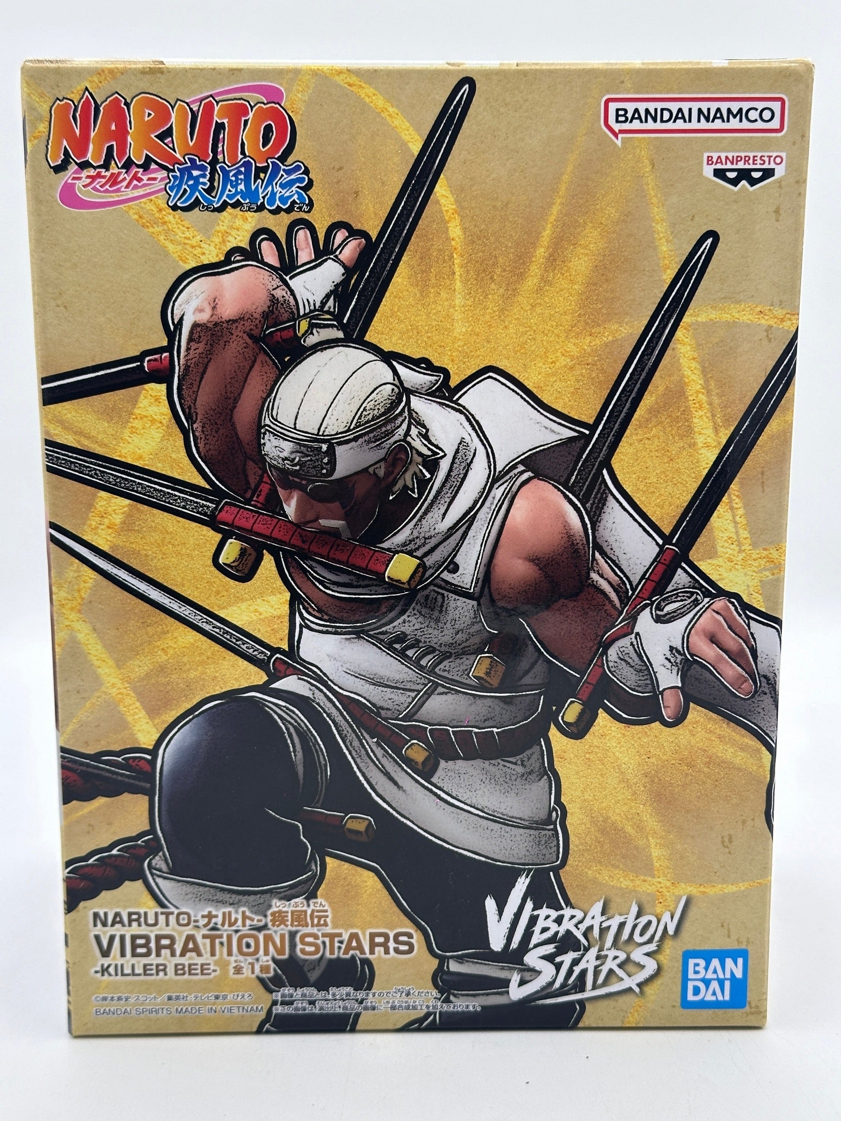 NARUTO FIGURA KILLER BEE VIBRATION STARS BANPRESTO Banpresto Otaku Village