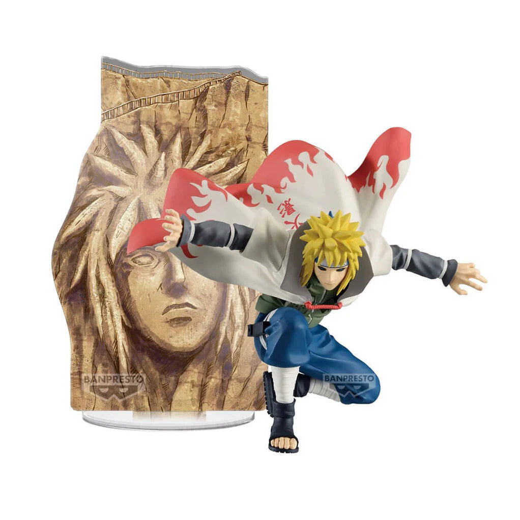NARUTO FIGURA MINATO NAMIKAZE PANEL SPECTACLE BANPRESTO COMO NUEVA PREVENTA 3-4 sem.