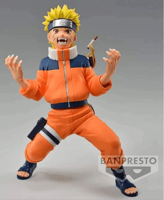NARUTO FIGURA NARUTO UZUMAKI SHERWOOD VIBRATION STARS BANPRESTO COMO NUEVA PREVENTA 3-4 sem.