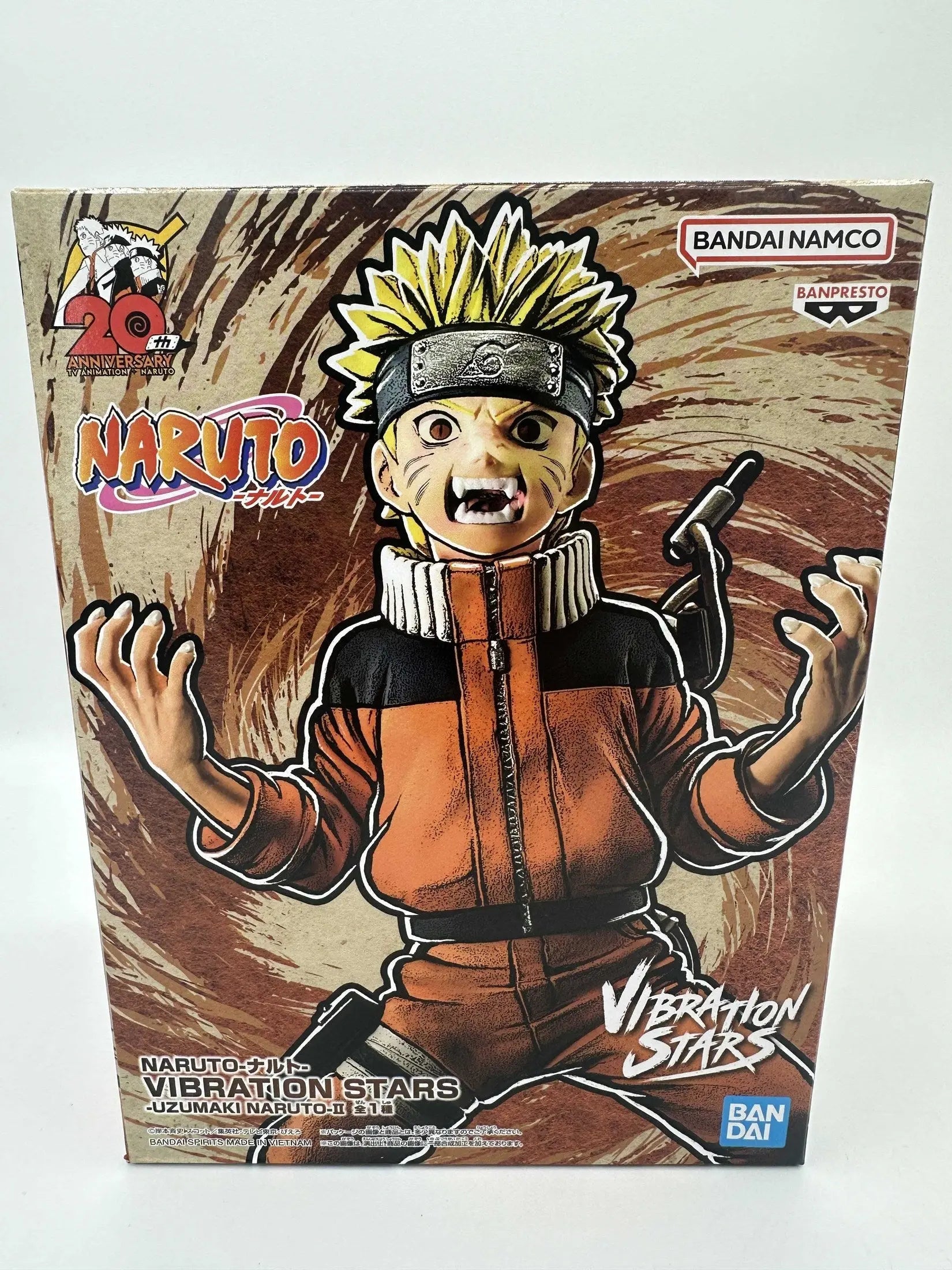 NARUTO FIGURA NARUTO UZUMAKI SHERWOOD VIBRATION STARS BANPRESTO COMO NUEVA PREVENTA 3-4 sem. Banpresto Otaku Village