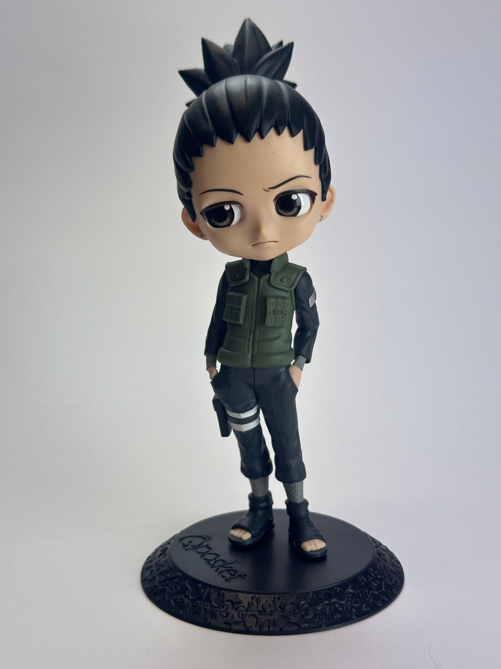 NARUTO FIGURA SHIKAMARU NARA QPOSKET MUY BUEN ESTADO Banpresto Otaku Village