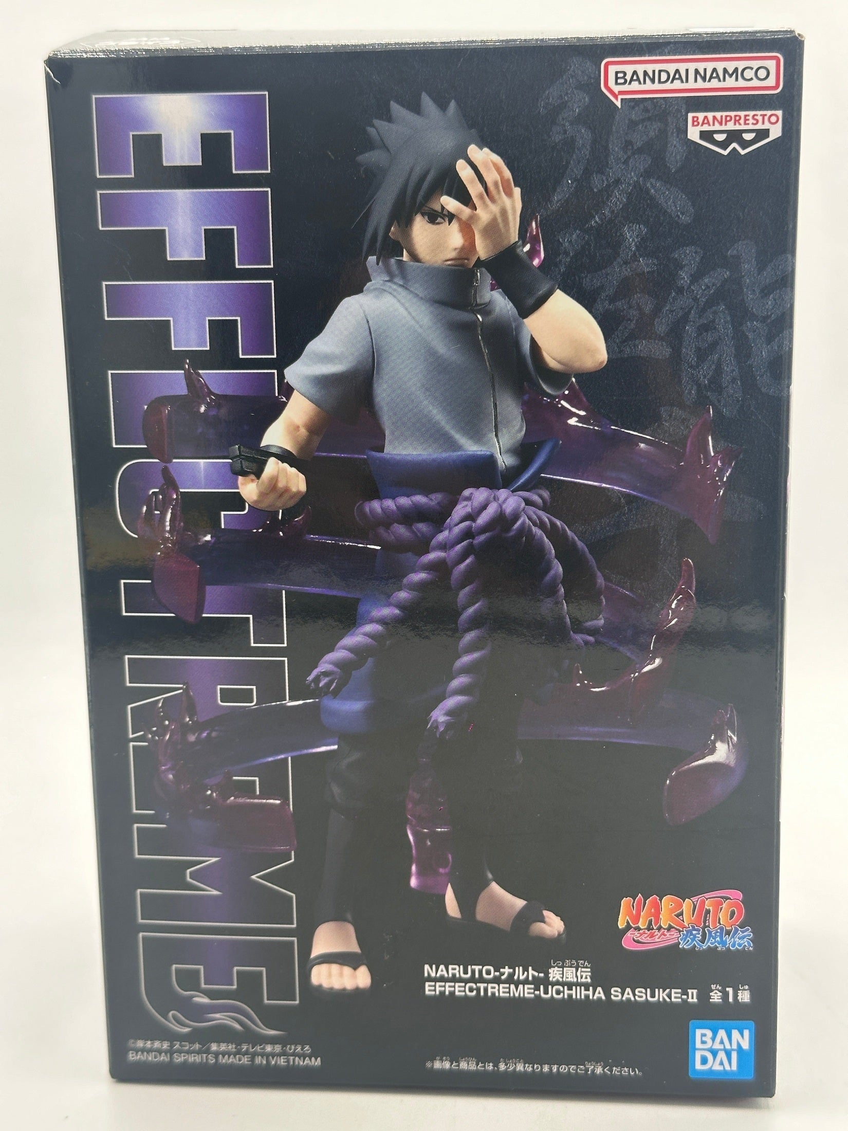 NARUTO FIGURA UCHIHA ITACHI EFFECTREME BANPRESTO COMO NUEVA PREVENTA 3-4 sem. Banpresto Otaku Village
