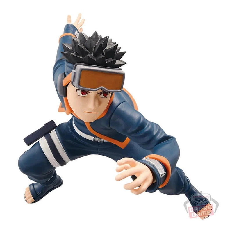 NARUTO FIGURA UCHIHA OBITO NARUTO SHIPPUDEN VIBRATION STARS BANPRESTO COMO NUEVA