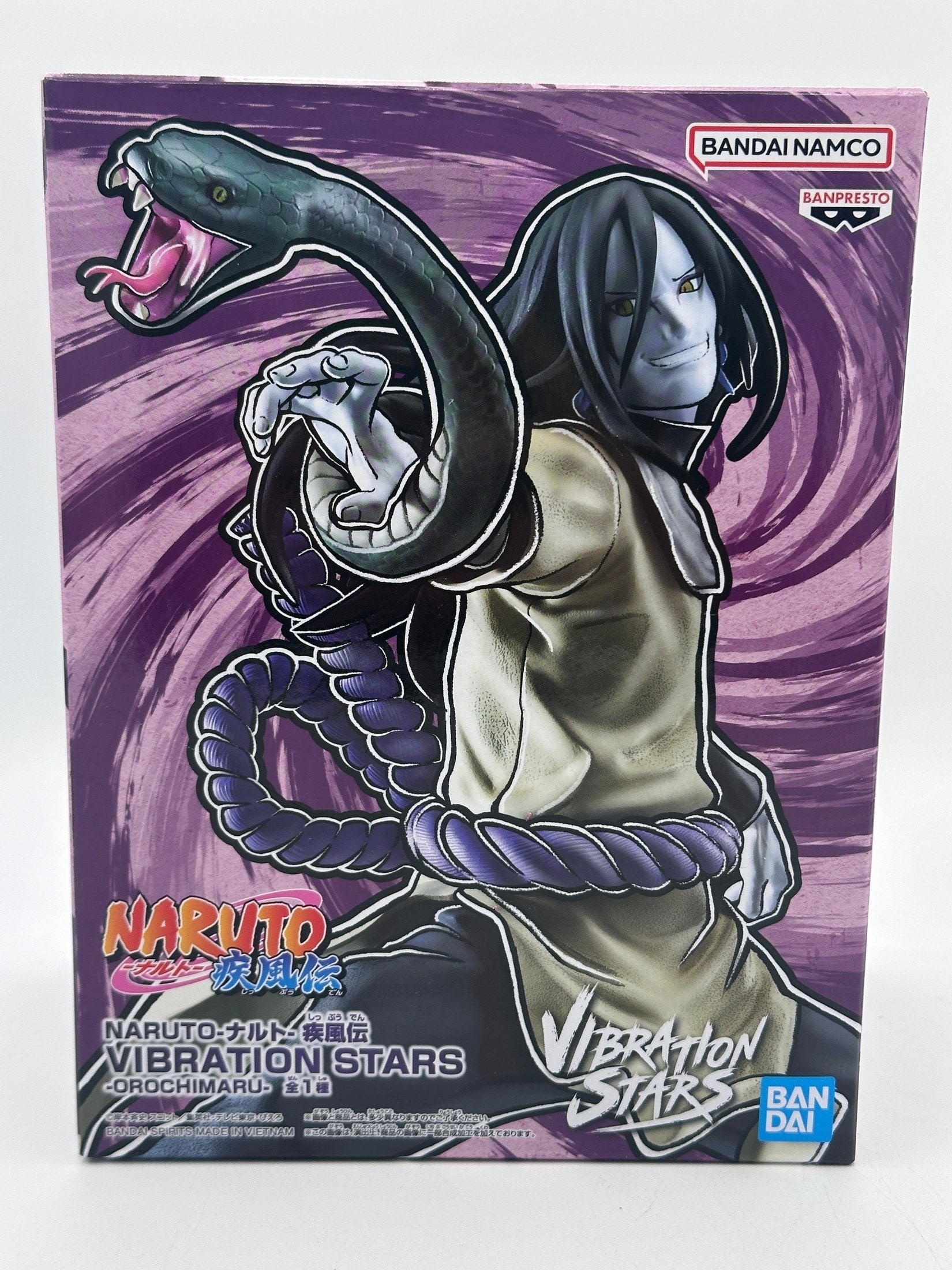 NARUTO FIGURA VIBRATION STARS OROCHIMARU COMO NUEVA PREVENTA 3-4 sem. Banpresto Otaku Village