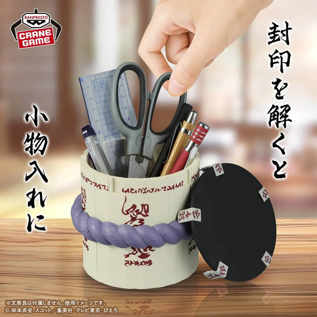 NARUTO FIGURA COFFIN BARREL PEN HOLDER FIG LIFE