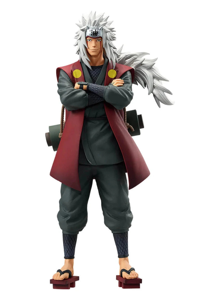 NARUTO FIGURA LEGENDARY THREE NINJAS PRICE A JIRAIYA MASTERLISE ICHIBAN KUJI PRECINTADA STOCK JAPÓN 5-6 sem.