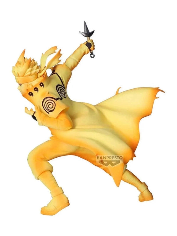 NARUTO FIGURA MINATO NAMIKAZE MODO CHAKRA VIBRATION STARS BANPRESTO COMO NUEVA