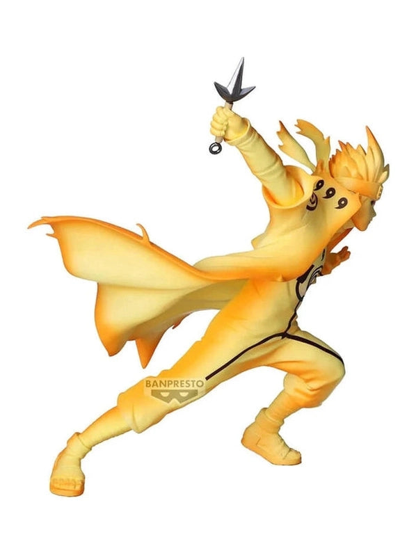 NARUTO FIGURA MINATO NAMIKAZE MODO CHAKRA VIBRATION STARS BANPRESTO COMO NUEVA