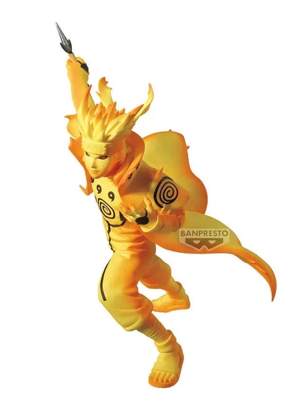 NARUTO FIGURA MINATO NAMIKAZE MODO CHAKRA VIBRATION STARS BANPRESTO COMO NUEVA