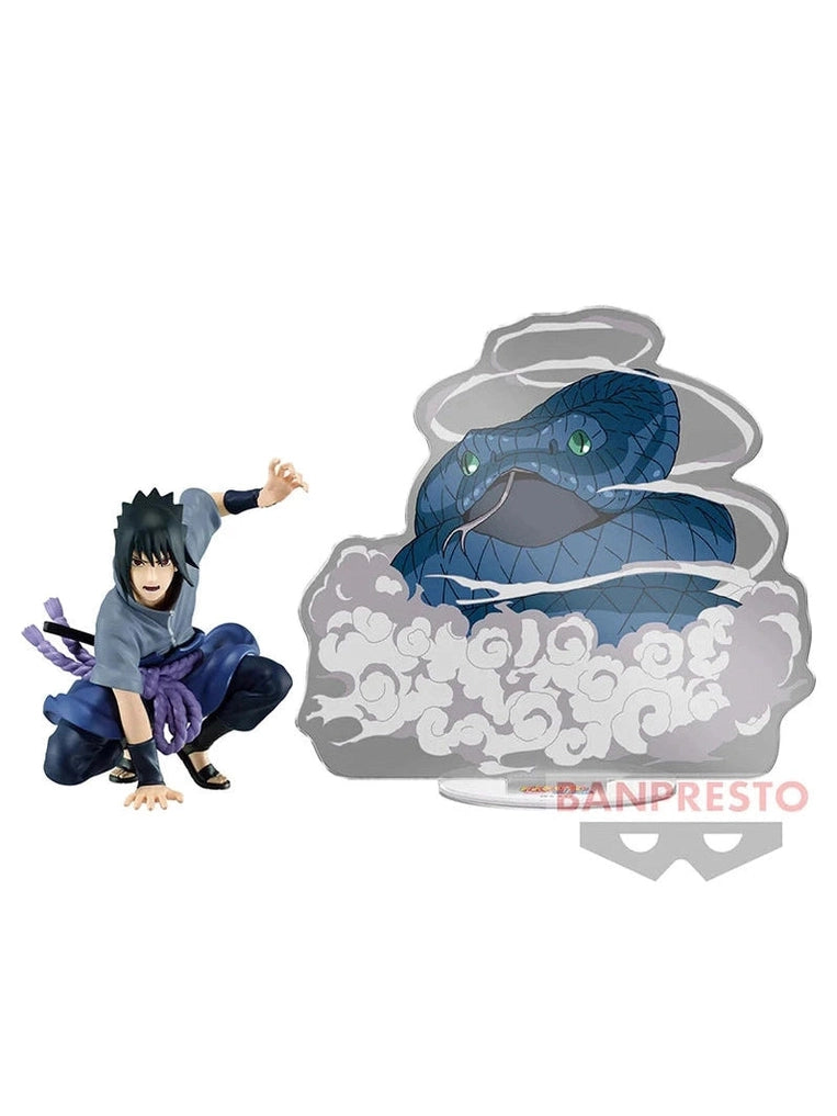 NARUTO FIGURA SASUKE UCHIHA PANEL SPECTACLE BANPRESTO