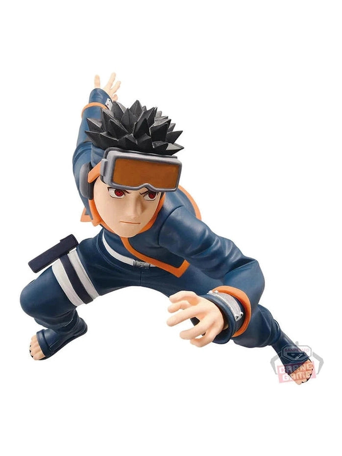 NARUTO FIGURA UCHIHA OBITO NARUTO SHIPPUDEN VIBRATION STARS BANPRESTO COMO NUEVA
