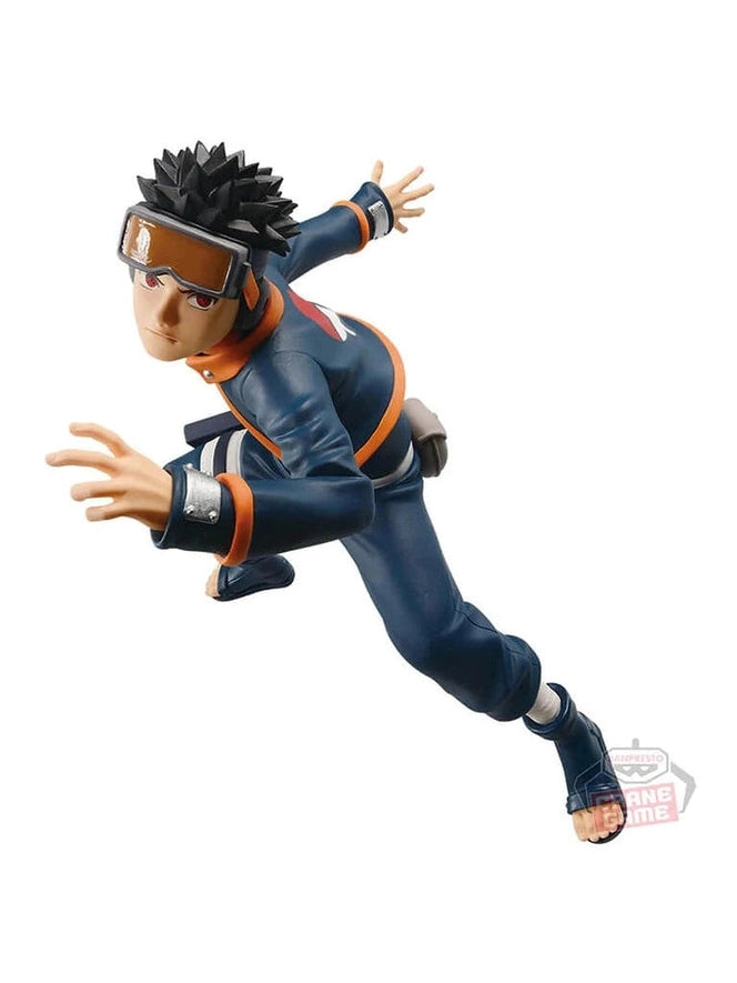NARUTO FIGURA UCHIHA OBITO NARUTO SHIPPUDEN VIBRATION STARS BANPRESTO COMO NUEVA